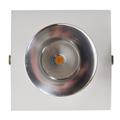 Fixed 19,6W LED Downlight Square Cut Hole: 175mm