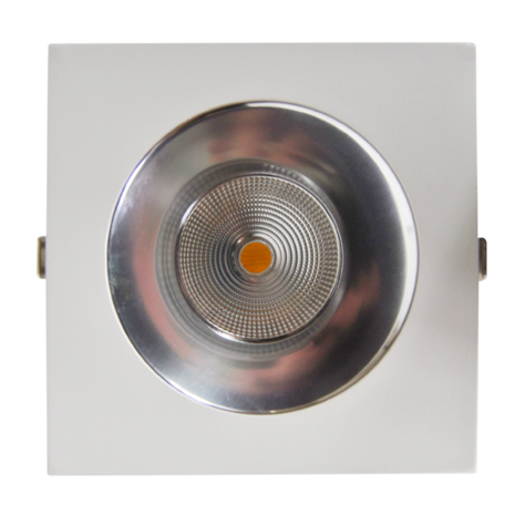 Fixed 34,5W LED Downlight Square Cut Hole: 175mm