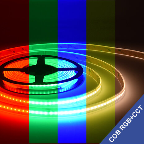 COB LED Strip 840 LED's/meter RGB+CCT IP20